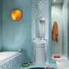 Интерьер керамической плитки Fap Ceramiche Velvet в цвете Blue.
