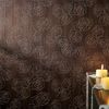 Интерьер плитки фабрики Fap коллекции Velvet в цвете Bloomy Brown Inserto.